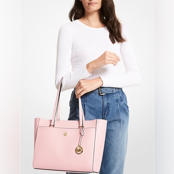 Michael Kors 3-in-1 Maisie Large Pebbled Leather Tote Bag BRAND NEW - Picture 4 of 8